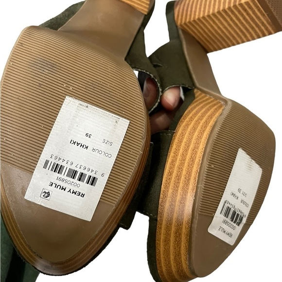 City Chic Khaki Green Remy Mule Heel 39/9 - Picture 5 of 6